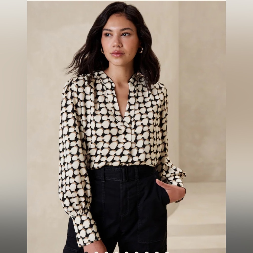 Women's Banana Republic Volume Sleeve Blouse